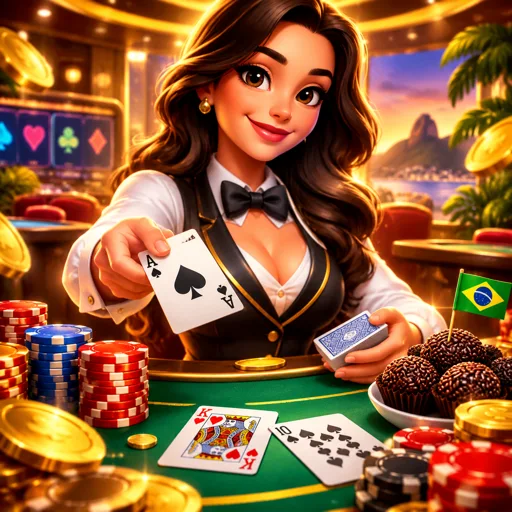 Prévia da tabela básica de blackjack com jogadas recomendadas por total de cartas